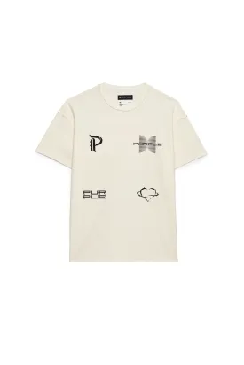 PURPLE BRAND BLACKWORK - WHITE Mens Apparel