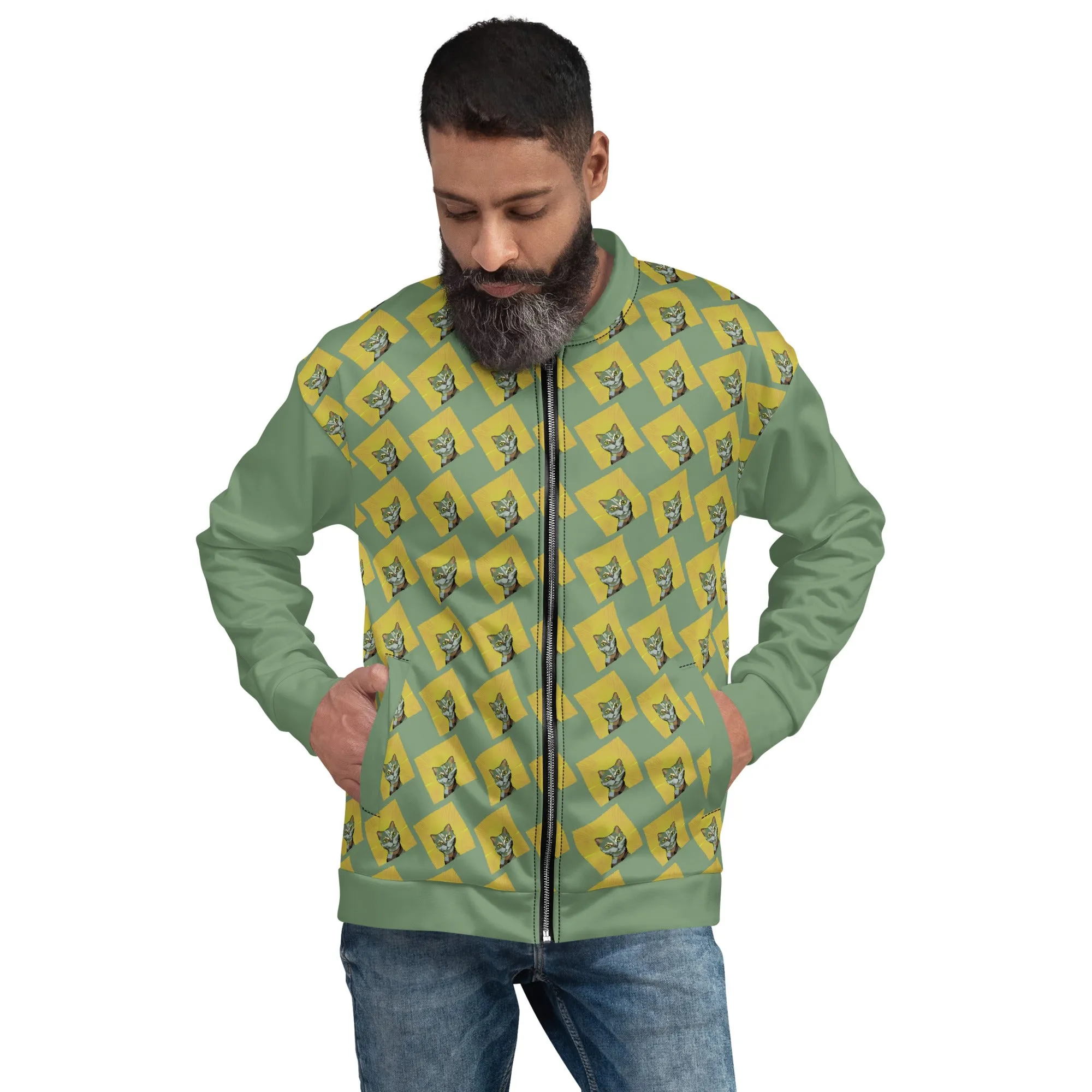 "Cat Lovers" Collection - Unisex Bomber Jacket