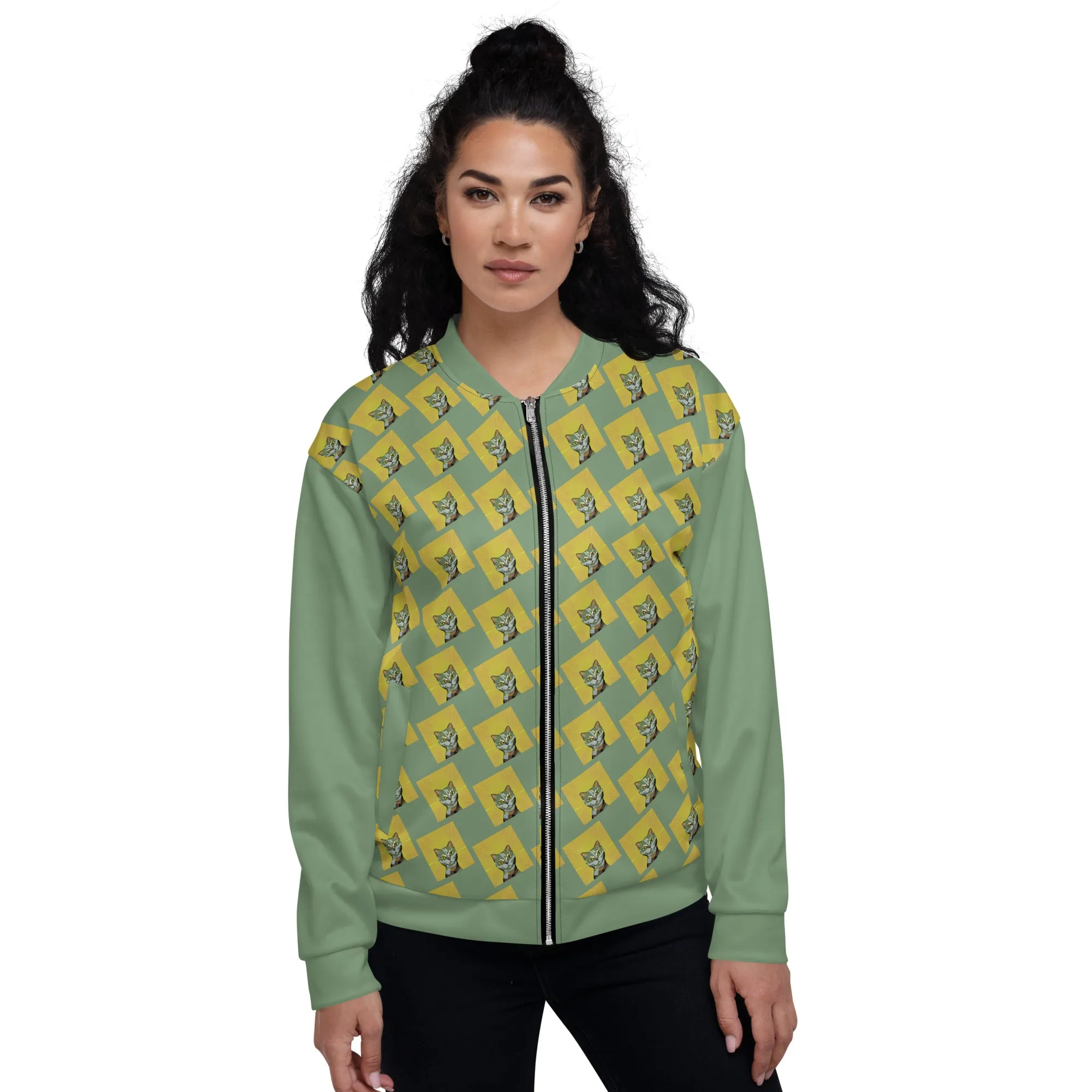 "Cat Lovers" Collection - Unisex Bomber Jacket