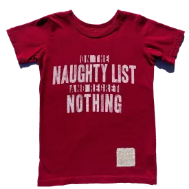 Retro Brand - Naughty List Tee in Red
