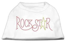 RockStar Rhinestone Shirts White S (10)