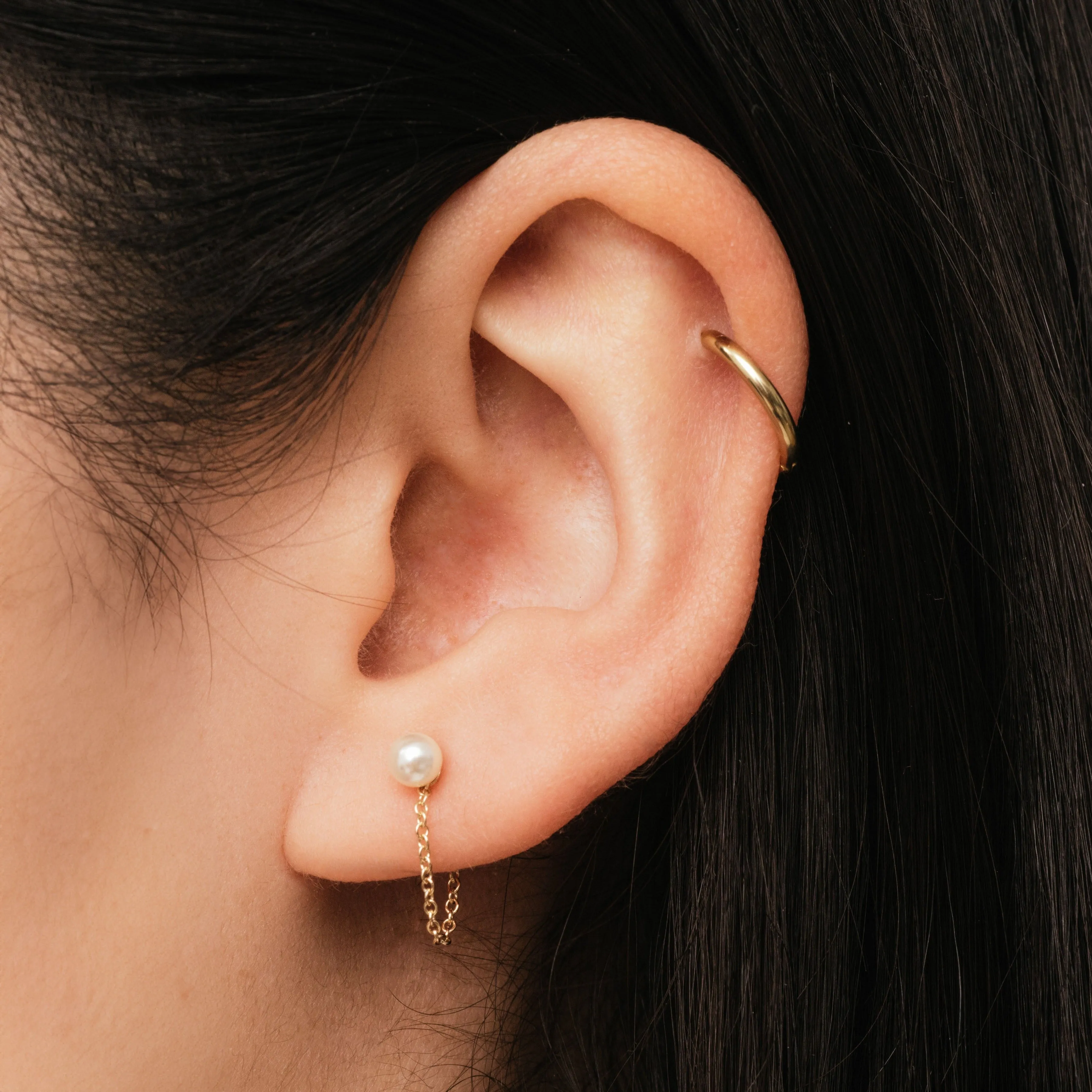 Small Chain Ear Jacket