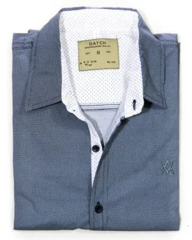 Textured Printed Cotton Shirts for Men MS1008 -  Men's Dress Shirts
