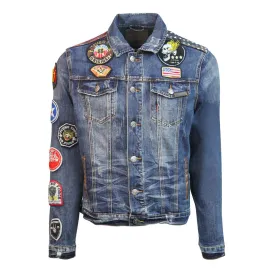 Top Gun Leopard Denim Jacket