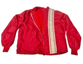 Vintage Red Fluffy Lined Windbreaker (XL- XXL)