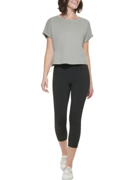 Women's  Brand Logo Printed Top,Olive