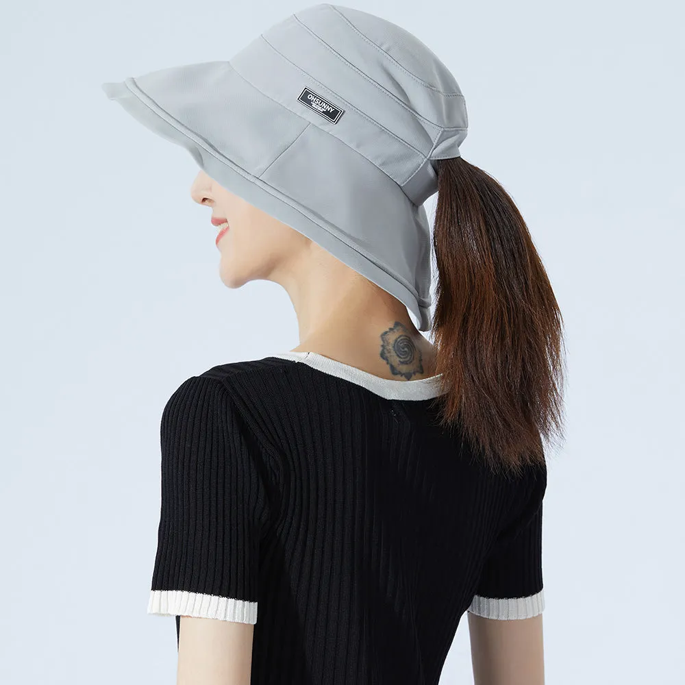 Women's Standard Bucket Hat Wide Brim Summer Fisherman's Cap UPF 50 