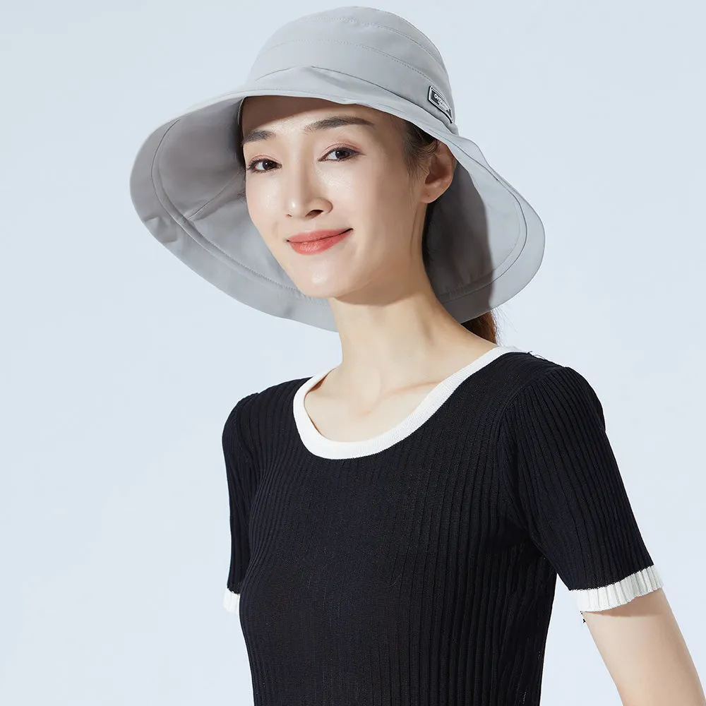 Women's Standard Bucket Hat Wide Brim Summer Fisherman's Cap UPF 50 