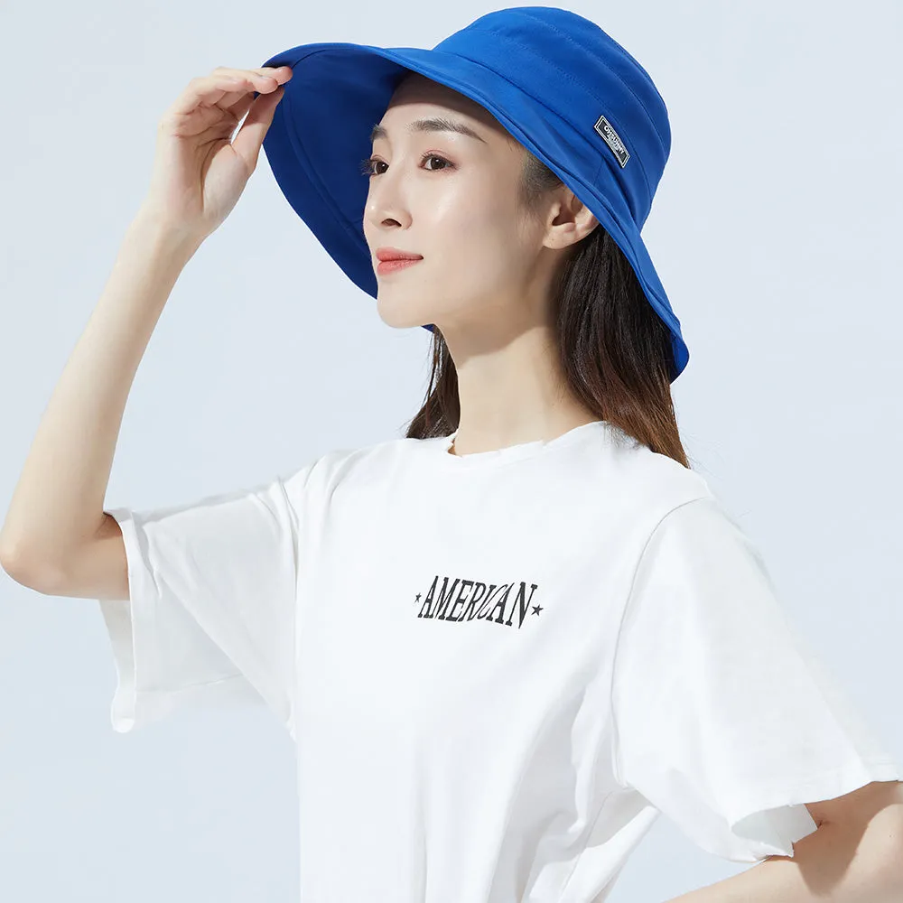 Women's Standard Bucket Hat Wide Brim Summer Fisherman's Cap UPF 50 