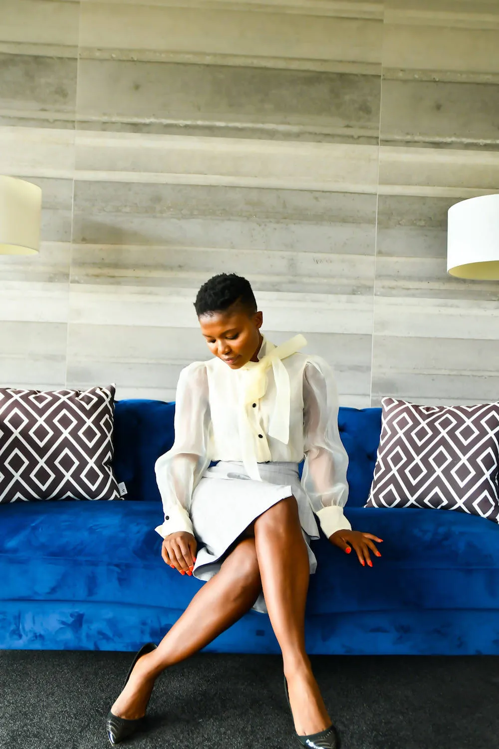 Zara Peplum Pencil Skirt